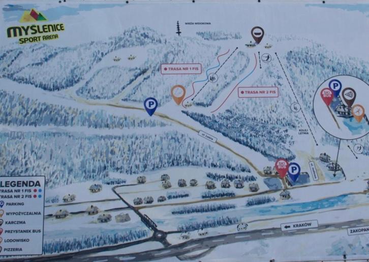 Domek W Gorach - Prywatne Jacuzzi, Sauna, Grota Solna - Panorama Chelm Ski&Spa Myslenice Luaran gambar